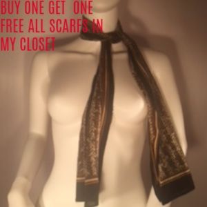 Eva Detailed Brown Scarf!